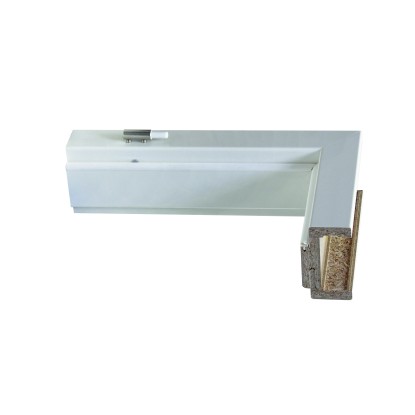 CPL Zarge Weiss seidenmatt Uni 201,5 x 85 x 14,5 cm DIN rechts