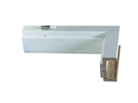 CPL Zarge Uni DIN rechts seidenmatt Weiss (HxBxT) 201,5 x 85 x 10 cm