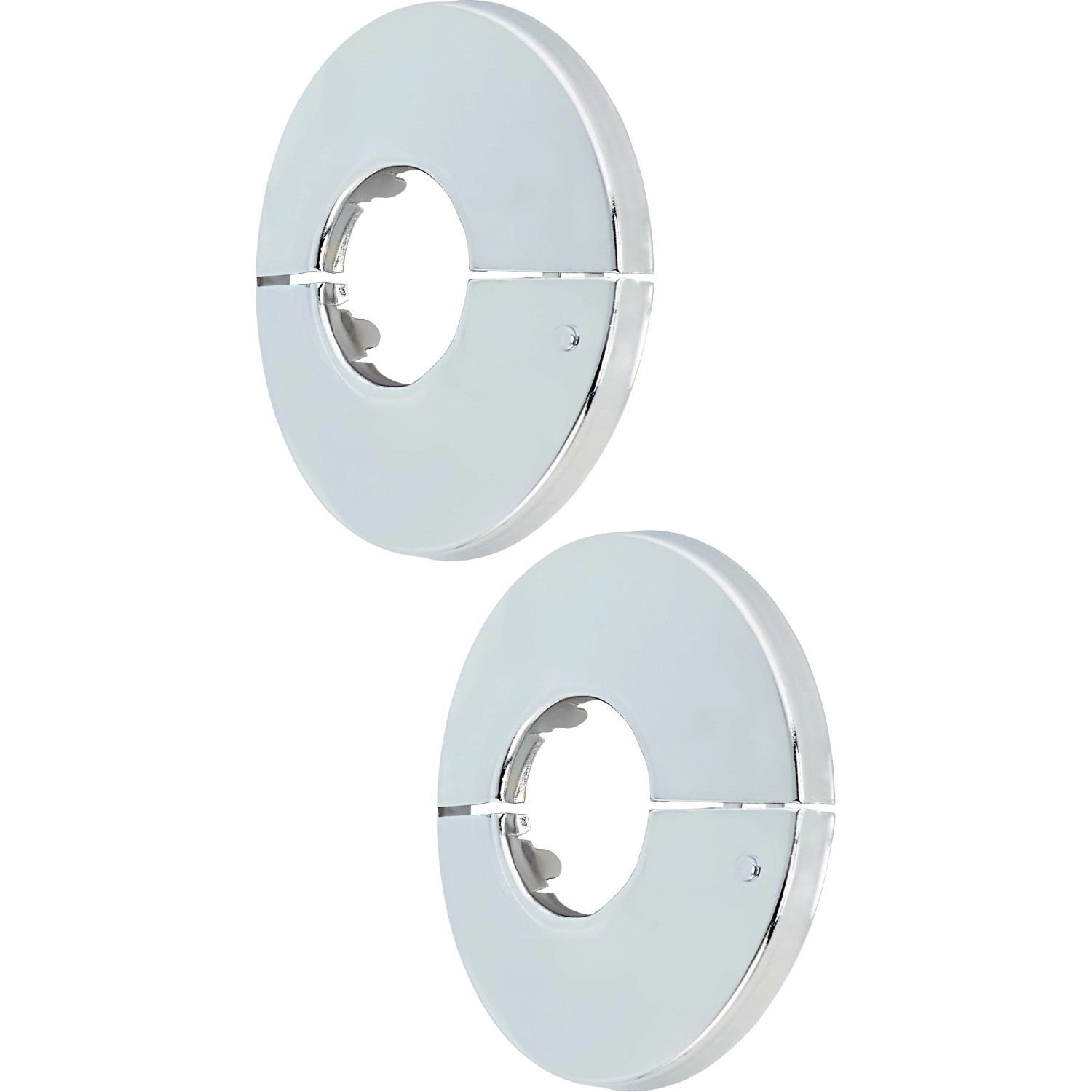 Rosace Rabatable LUX-TOOLS Rosace rabattable chromée Ø 18 mm 2 pcs