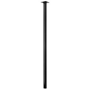 Gamba per tavolo Hettich nera, Ø 30 mm, altezza 800 mm, per mobili.