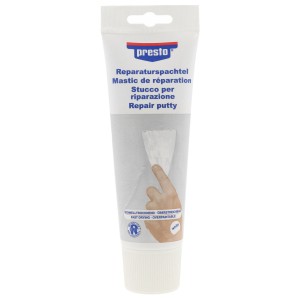 Tube Presto Reparaturspachtel, 225ml, zum Ausbessern von Wand- und Deckenrissen.