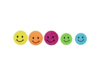 Moosgummisticker Smileys selbstklebend 30 Stk.