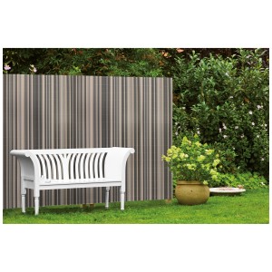 Paravista per recinzione Videx Rügen in rovere, 140x250cm, per protezione da vento e privacy in giardino.