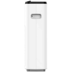 Purificatore d'aria Sonnenkönig Wengen, corpo bianco con maniglia.