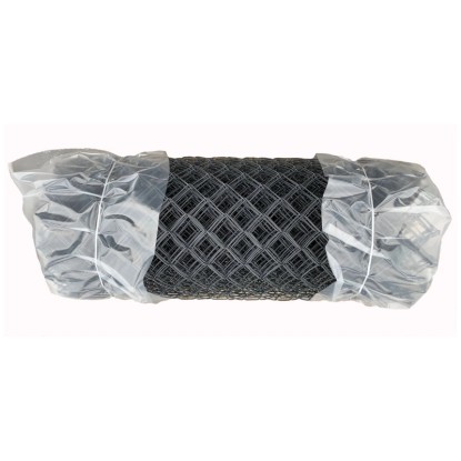 Pletscher Diagonaldrahtgeflecht Anthrazit ummantelt Höhe 1 m / Länge 12,5 m