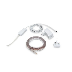 Philips Hue Lightstrip Plus V4 Basis-Set 2m: Flexibler LED-Streifen mit Zubehör.