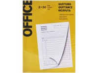 Blocco in carta copiativa ricevuta 2 x 50 fogli