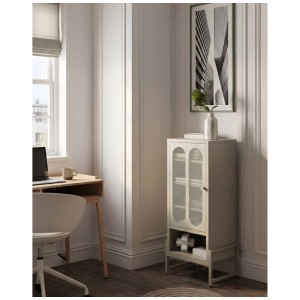 Beliani Armoire de bureau Soletta beige 108 x 47 x 35 cm