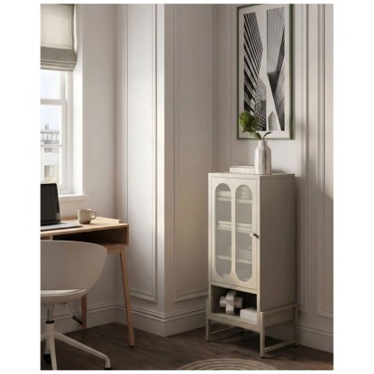 Beliani Armoire de bureau Soletta beige 108 x 47 x 35 cm