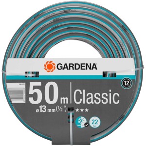 Gardena Classic tubo, 1/2 pollice, 50 m, arrotolato. Tubo da giardino per irrigazione.