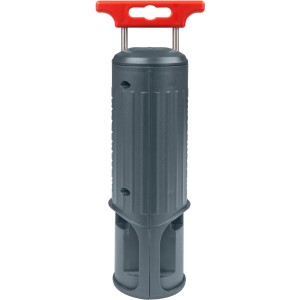 Piège à campagnols Windhager Predator : Piège gris robuste avec poignée rouge pour une lutte efficace contre les campagnols.