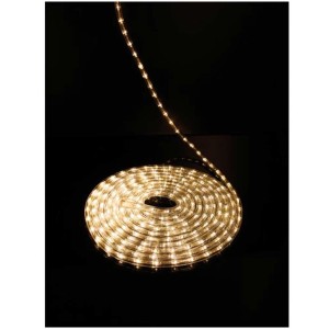 Guirlande lumineuse flexible à LED Ropelight Flex de Star Trading, 6 m de long, lumière blanche chaude pour l'extérieur.