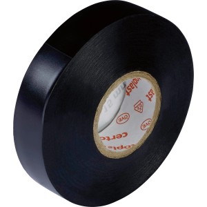 Ruban isolant noir OBI, 15 mm x 25 m, pour installation électrique et marquage.