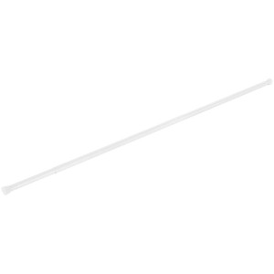 Diaqua Basic barre de rideau de douche blanche, barre de tension extensible, sans perçage, jusqu'à 230 cm.
