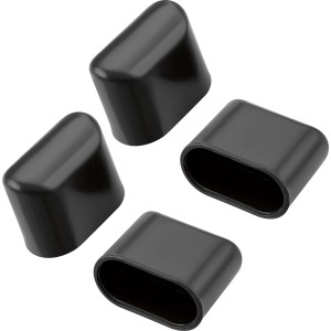 Jeu d'embouts de pieds pour banc de jardin Sacramento en acier, 4 pièces