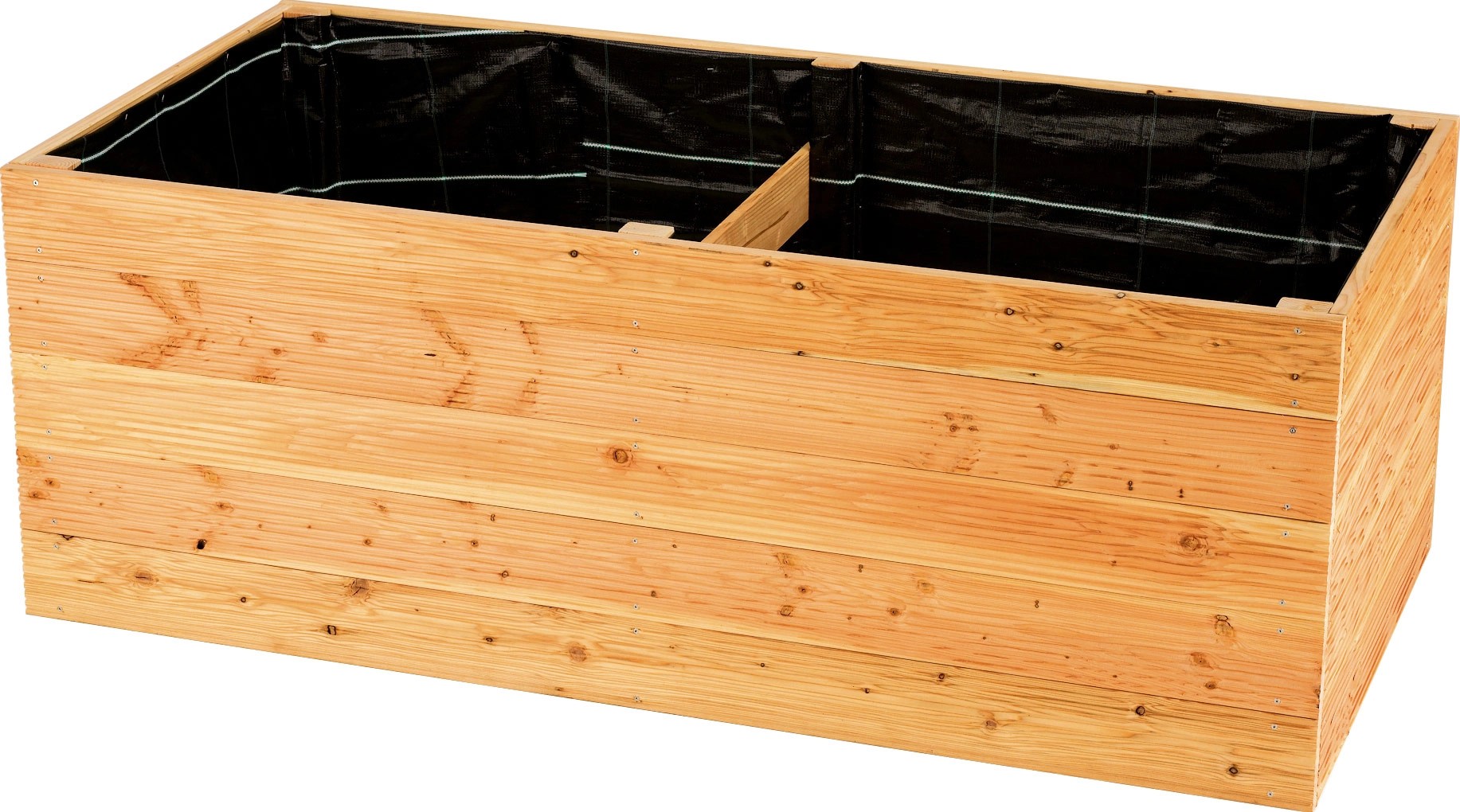 Hochbeet Lärche Natur (HxBxT) 72,5 x 200 x 100 cm kaufen bei OBI
