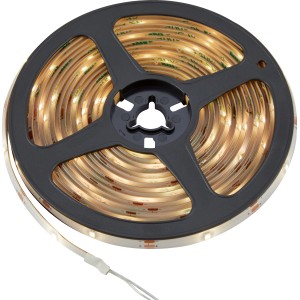 Striscia LED solare da 8 m arrotolata per illuminazione d'atmosfera del giardino.