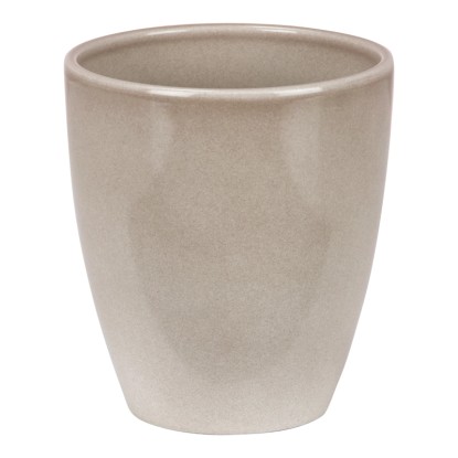 Scheurich Orchideengefäss Solido Glass glänzend Taupe Ø 12,5 cm / Höhe 15 cm