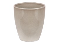 Scheurich Orchideengefäss Solido Glass glänzend Taupe Ø 12,5 cm / Höhe 15 cm