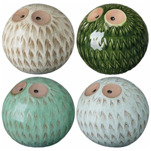 Deroma Dekofigur Forest Sphere Hedwige, assortierte Farben, 15cm, Gartendeko.