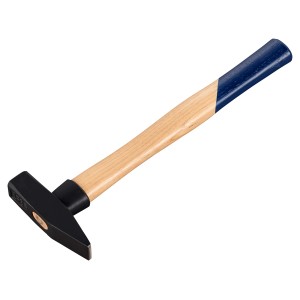 Mazzuola da fabbro LUX 300 g con manico in frassino e protezione blu.