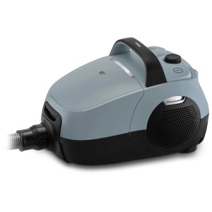 Aspirapolvere a traino Trisa Comfort Clean T3611, grigio e nero.