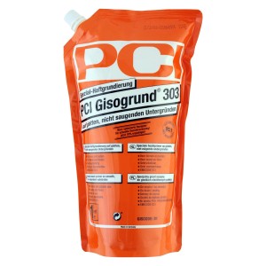 PCI Gisogrund 303 Spezial-Haftgrundierung, 5 l Gebinde in Orange. Für glatte, nicht saugende Untergründe.