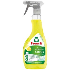 Frosch Citrus nettoyant douche et bain, flacon de 750ml avec pulvérisateur.