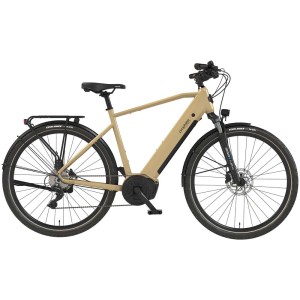 Vélo électrique de trekking pour homme Prophete Entdecker 3.4, 28 pouces, beige sable mat.