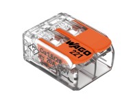 Wago Hebelklemme Ø 0,2 - 4 mm² 2-polig 5 Stk. Wago Hebelklemme Ø 0,2 - 4 mm² 2-polig 5 Stk.