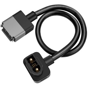 Cavo di collegamento EcoFlow PowerStream a Delta 2/Max, 0,4 m, argento-nero per impianti solari.