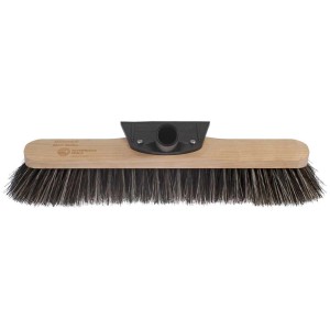 Tête de balai Ebnat Oeko 40 cm avec poils Arenga/PP et support en plastique pour manche en bois.