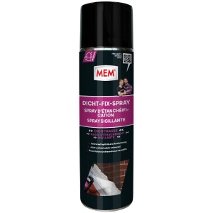 MEM Dicht-Fix Spray 500ml, prodotto bituminoso liquido per sigillature, sigillante spray in bomboletta.