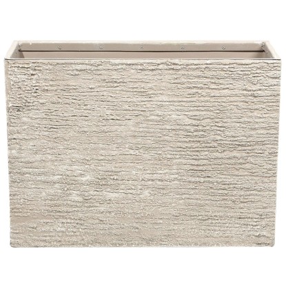 Bac à plantes Beliani Edessa Beige 50 x 29 x 70 cm