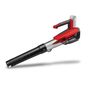Soffiatore a batteria Einhell Power X-Change GP-LB 18/200 Li E-Solo, rosso/nero. Per pulizia giardino e vialetti.