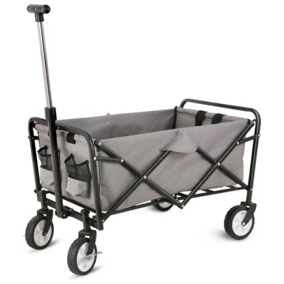 Bollerwagen faltbar Grau (HxBxT) 88 x 46 x 75 cm