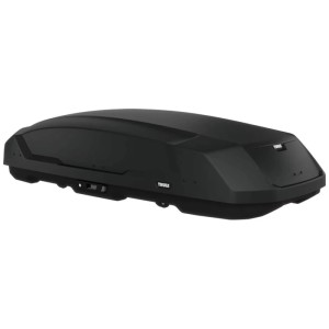 Coffre de toit Thule Force 3 L noir avec volume de 450 L pour voyage et transport.