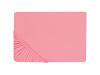 Spannbettlaken Janbu Baumwolle Korallenrot 180 x 200 cm