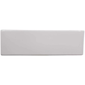 Lavabo suspendu AquaSu Riga, gris mat, 51 cm, avec trou de robinet et trop-plein.
