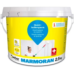 Secchio di Marmoran Quarz-Isoliersperre G145, 2,5 kg, per pareti e soffitti macchiati.