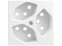 3 x Abdeckset für Steckdose EdizioDue Feller