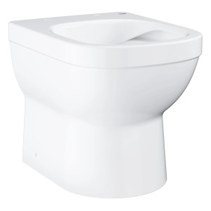 WC a terra Grohe Euro Ceramic, bianco alpino, vaso a scarico profondo senza brida.