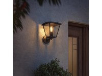 Philips Hue White LED-Wandleuchte Inara E27 Schwarz 550 lm