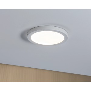Panneau LED Paulmann Atria rond, blanc, 15W, pour montage au plafond.