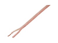 Lautsprecherkabel Transparent 2 x 0,5 mm² Länge 10 m