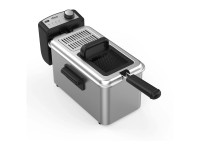 Koenig Fritteuse Inox Silber-Schwarz 2'000 W / 3,4 l Koenig Fritteuse Inox Silber-Schwarz 2'000 W / 3,4 l