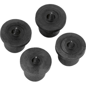 LUX Dübelfix Classic 10 mm, 4 pièces en acier au carbone pour un placement précis des chevilles.