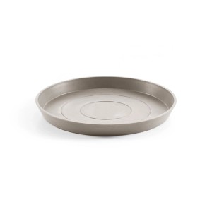 Sottovaso Ecopots, grigio-marrone, Ø 44 cm, per interni ed esterni.