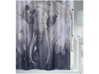 Spirella Duschvorhang Elefant Polyester Grau 180 x 200 cm Spirella Duschvorhang Elefant Polyester Grau 180 x 200 cm