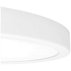 Plafonnier LED rond blanc Eglo Fueva 6 (Ø 28cm) avec technologie CCT.